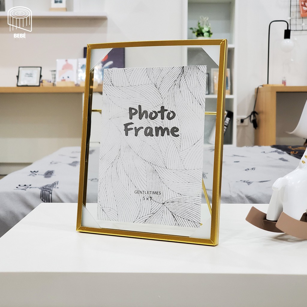 KHUNG ẢNH Để bàn Kim loại, hiện đại, decor góc học tập (có nhiều kích thước) KL01