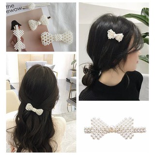 Sét kẹp tóc nơ Trenddy ( 1 nơ to 1 nơ nhỏ)