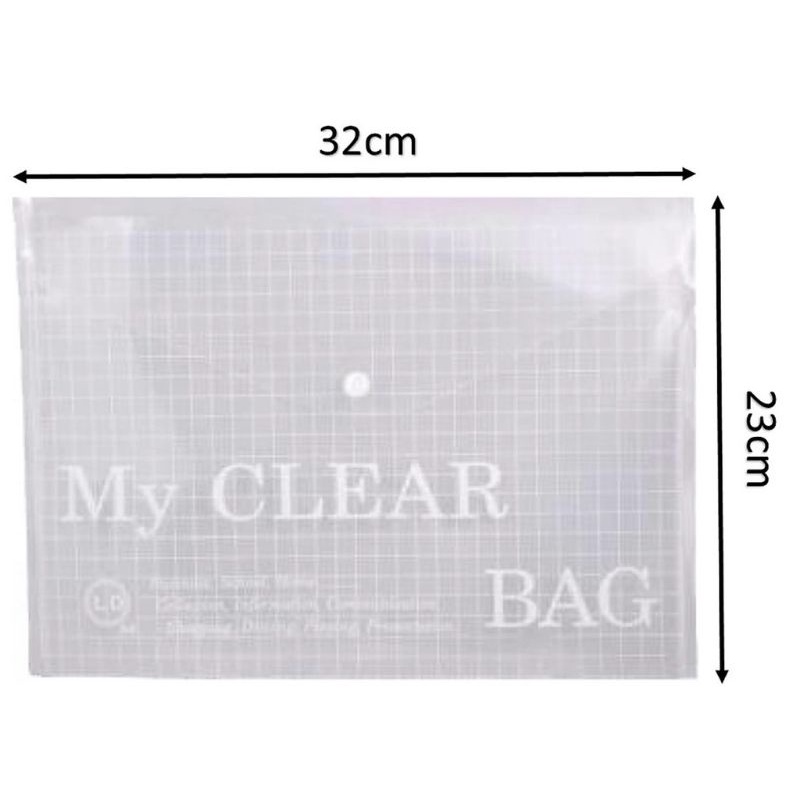 BÌ NÚT A4 DÀY VC-A4 E325 - MY CLEAR BAG A4 E325