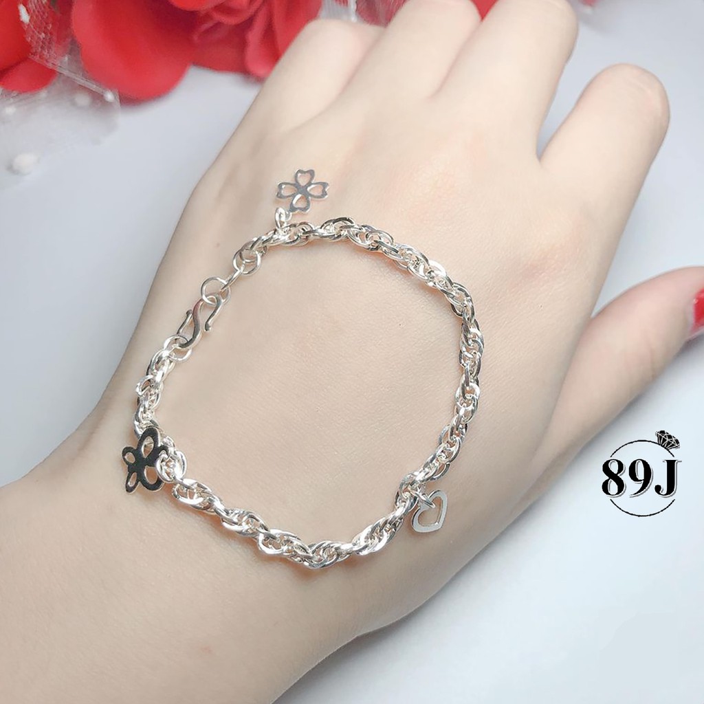 [ Hàng Cao Cấp ] LẮC TAY BÉ BẠC TA CAO CẤP CHO BÉ - TRANG SỨC 89JEWELRY