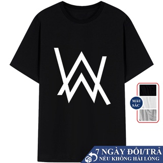 Áo thun tay lỡ alan walker cá tính, áo phông alan walker đường phố đủ màu đen, trắng, xám,xanh v3