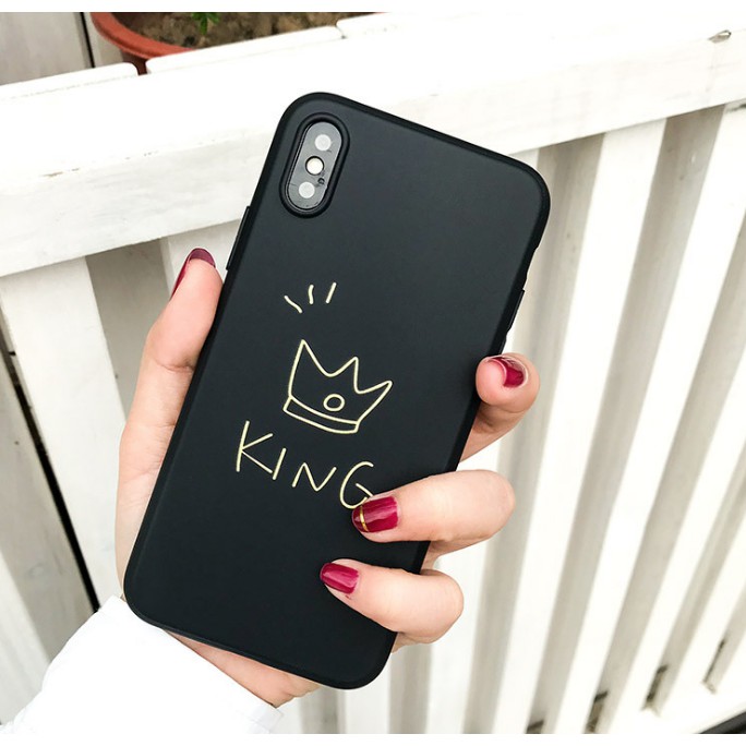 Ốp iphone Ốp lưng điện thoại KING QUEEN cho iphone 6/6plus/6s/6s plus/6/7plus/8/8plus/x/xs/xs max/11/12promax a321