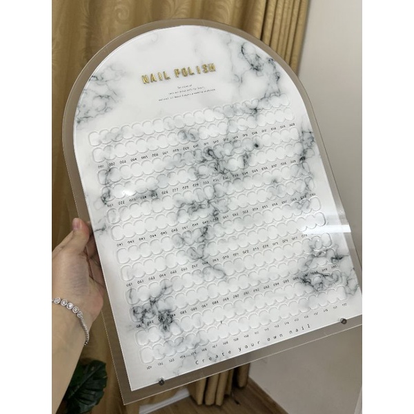 bảng mẫu móng vân đá