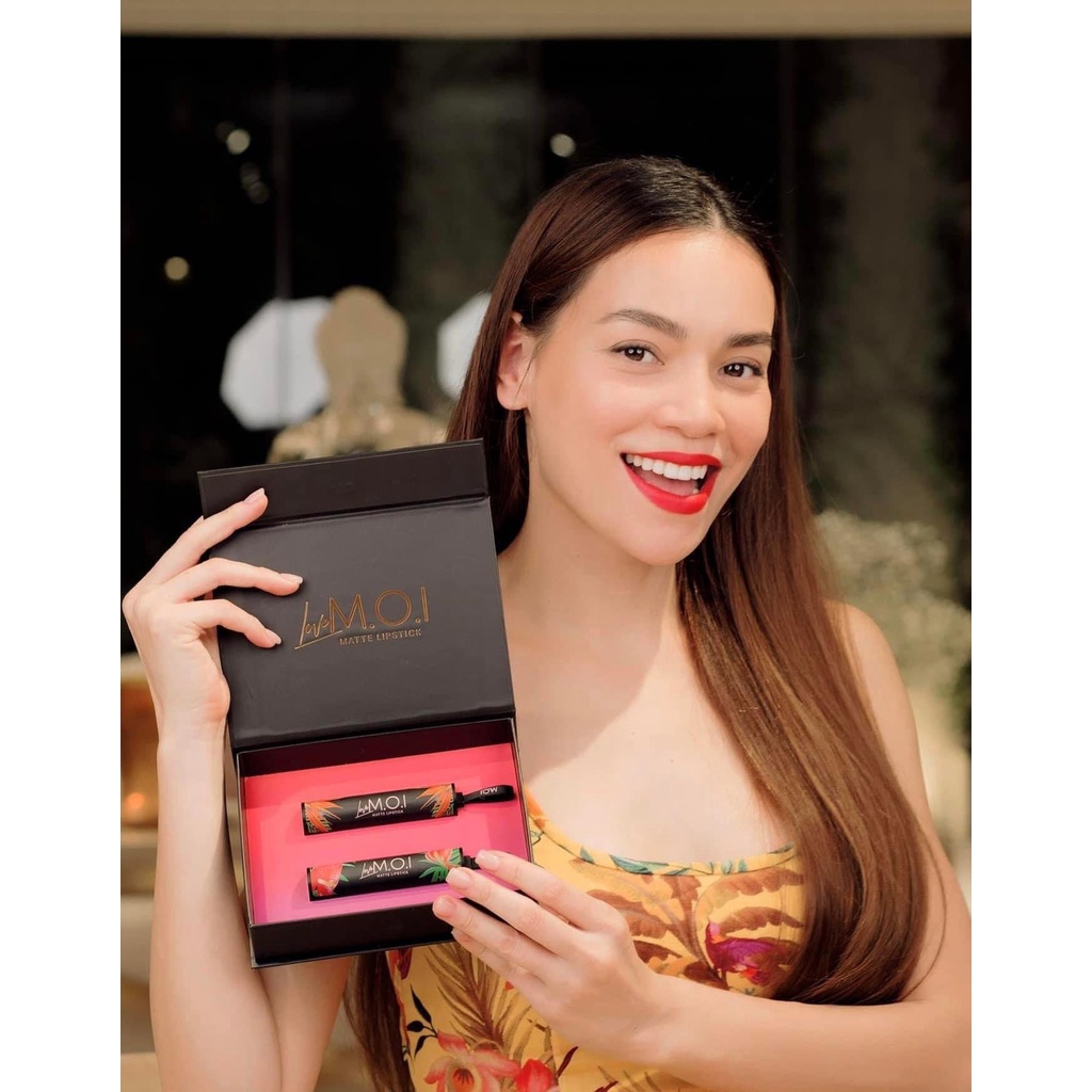 Son thỏi lì Love MOI Tropical Limited BST Mới lâu trôi hãng MOI Hồ Ngọc Hà