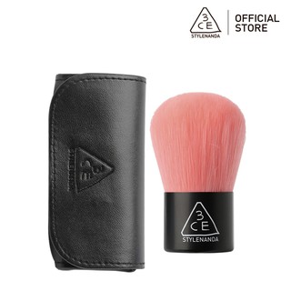 Cọ Phấn Má 3CE Kabuki Đầu Tròn Tone Hồng Ngọt Ngào 1 Túi x 1 Cọ