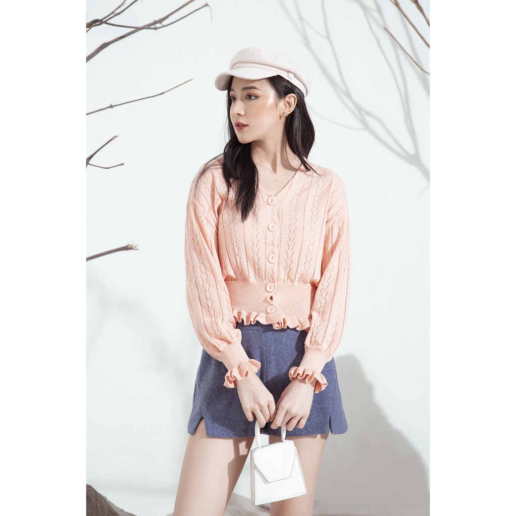 Áo cadigan gấu bèo GUMAC AA11303 | BigBuy360 - bigbuy360.vn