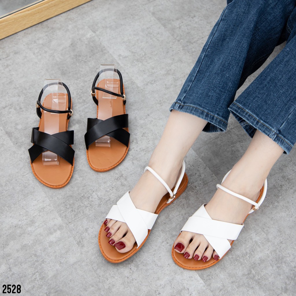 GIÀY SANDAL NỮ MWC - SANDAL QUAI CHÉO - NUSD - 2528