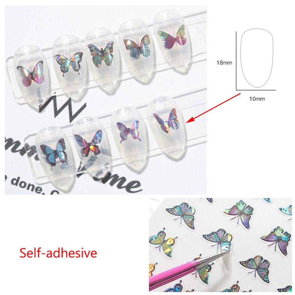 Sticker Holographic Dán Móng Nghệ Thuật DIY