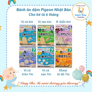 Bánh ăn dặm Pigeon đủ vị, bánh pigeon