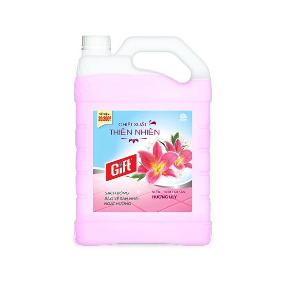 [SIÊU TIẾT KIỆM]Lau sàn Gift Sakura Anh Đào can 3kg8 lau sàn/nền gạch/đá/gỗ chống trơn trượt thơm lâu khử mùi đuổi muỗi
