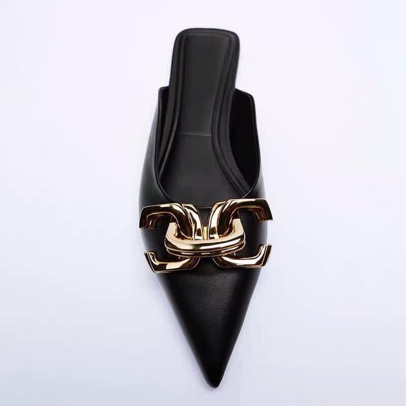 Giày sục #Za.Ra phối khoá xích BIG SIZE