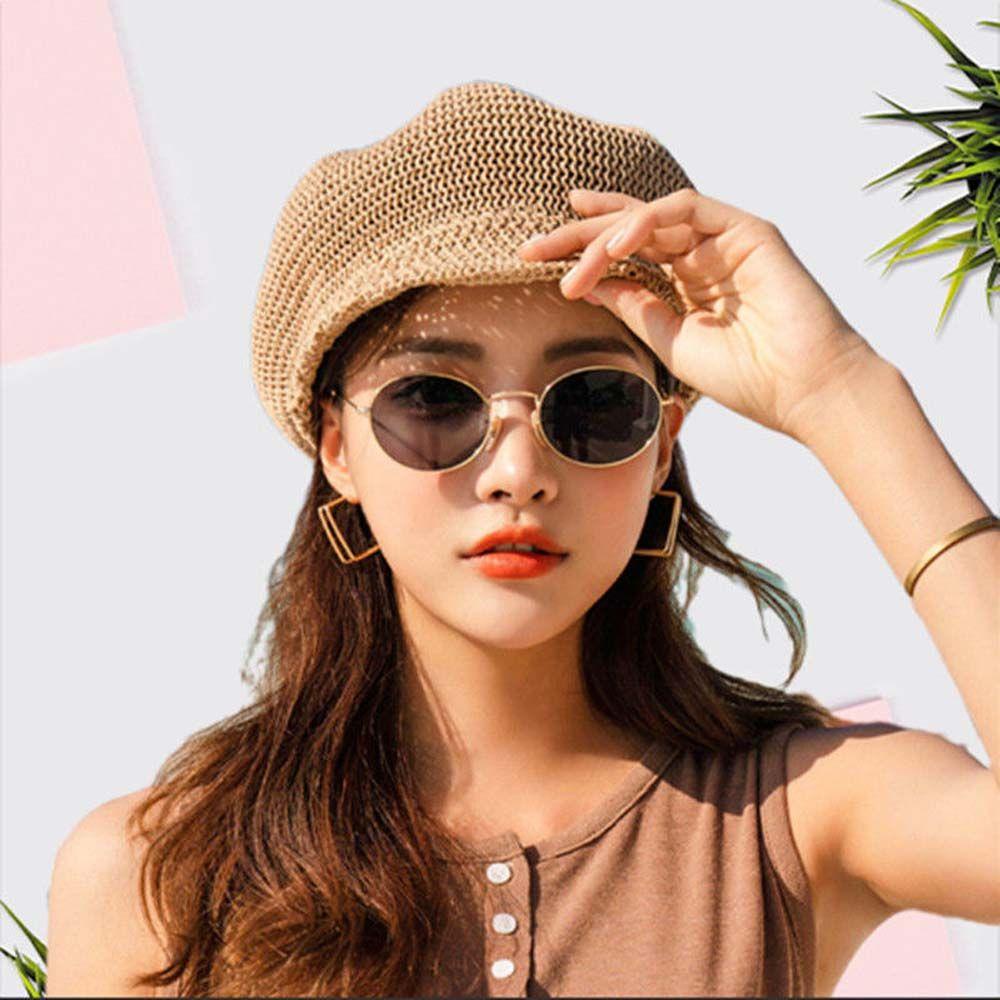 Mũ Beret Phối Lưới Màu Sắc Ngọt Ngào Thời Trang Cho Nữ