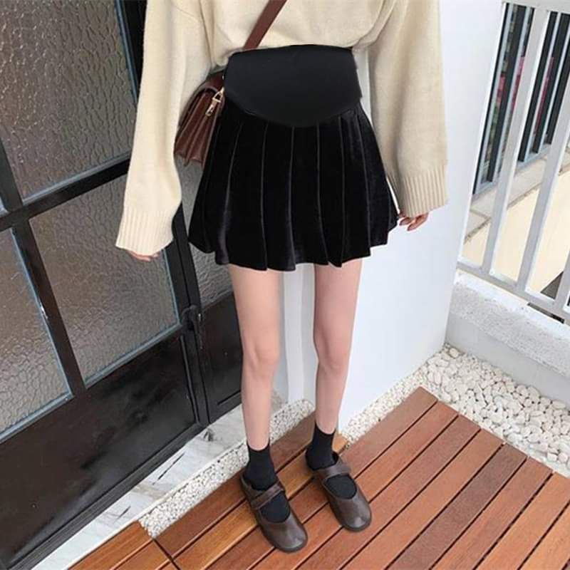 Chân váy bầu Nhung lụa bao đẹp