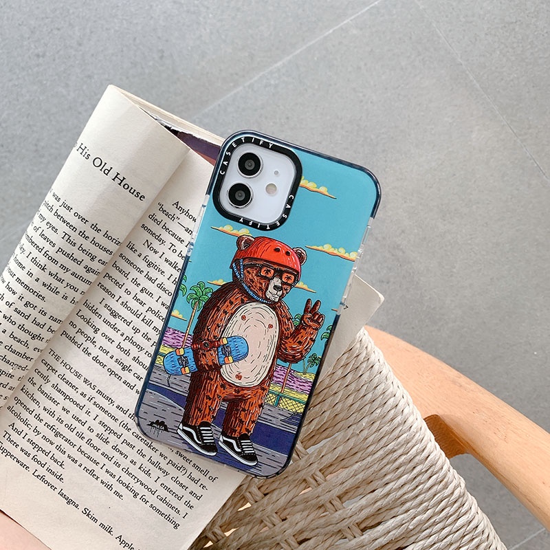 Vỏ điện thoại hình chú thỏ trắng dễ thương vỏ iphone 10 10 pro max x xs max xr 10 10 plus casetify