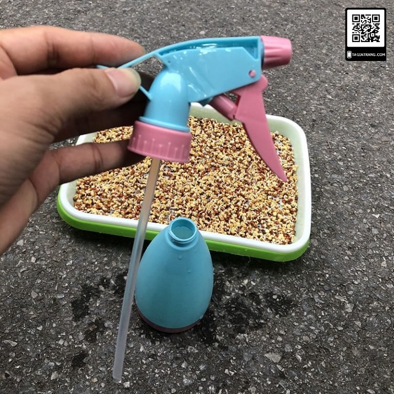 Đầu vòi xịt phun sương gắn chai nhựa, tưới cây, xịt khuẩn