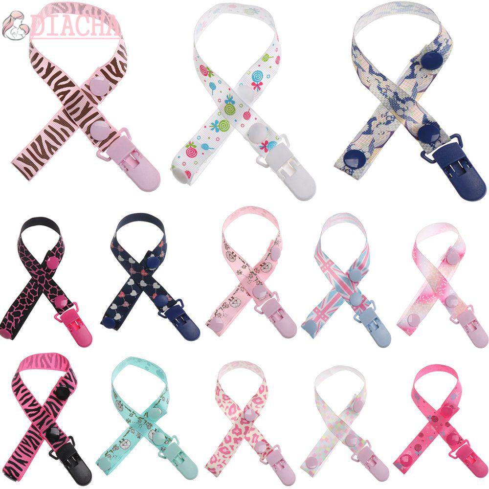 Dây đeo núm ti giả DIY nhiều màu sắc tùy chỉnh độ dài cho bé sơ sinh