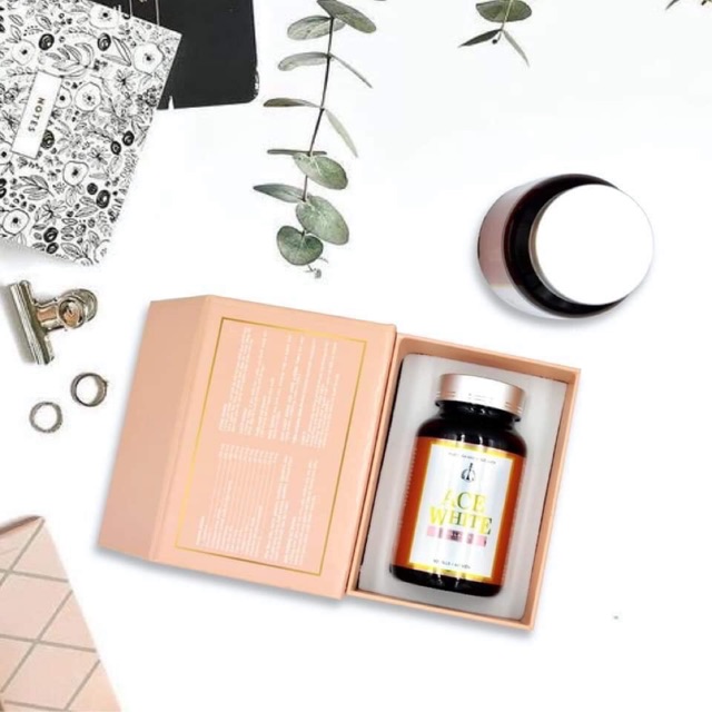 Trắng Ngay Sau 1 Liệu Trình. Viên Uống Trắng Da ACE WHITE