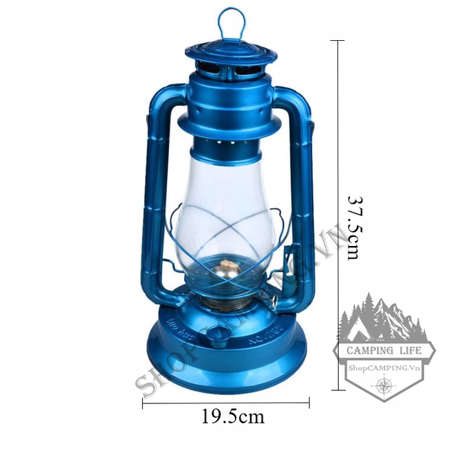 Đèn bão xài dầu size siêu Bự nhiều màu Decor trang trí nhà cửa, đèn cắm trại dã ngoại.
