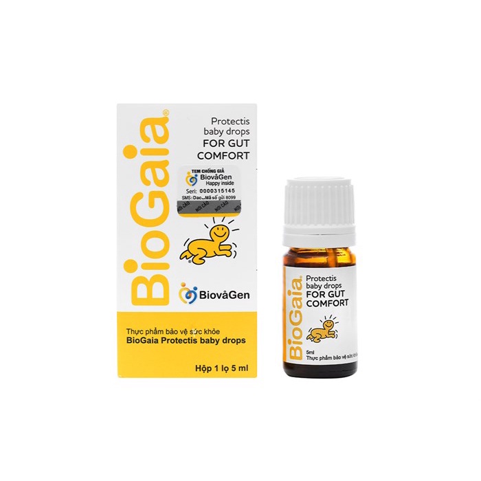 BIOGAIA PROTECTIS BABY DROPS- Hàng chính hãng - Men vi sinh nhập khẩu dành cho trẻ sơ sinh- giúp bổ sung lợi khuẩn