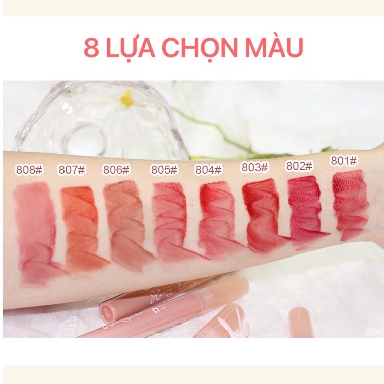 Son kem HOLD LIVE Little Pink Stick Water Mist Lip Glaze Sweet Flour Stick căng mọng lâu trôi HL523 HLIV79 HL530 HLIV81