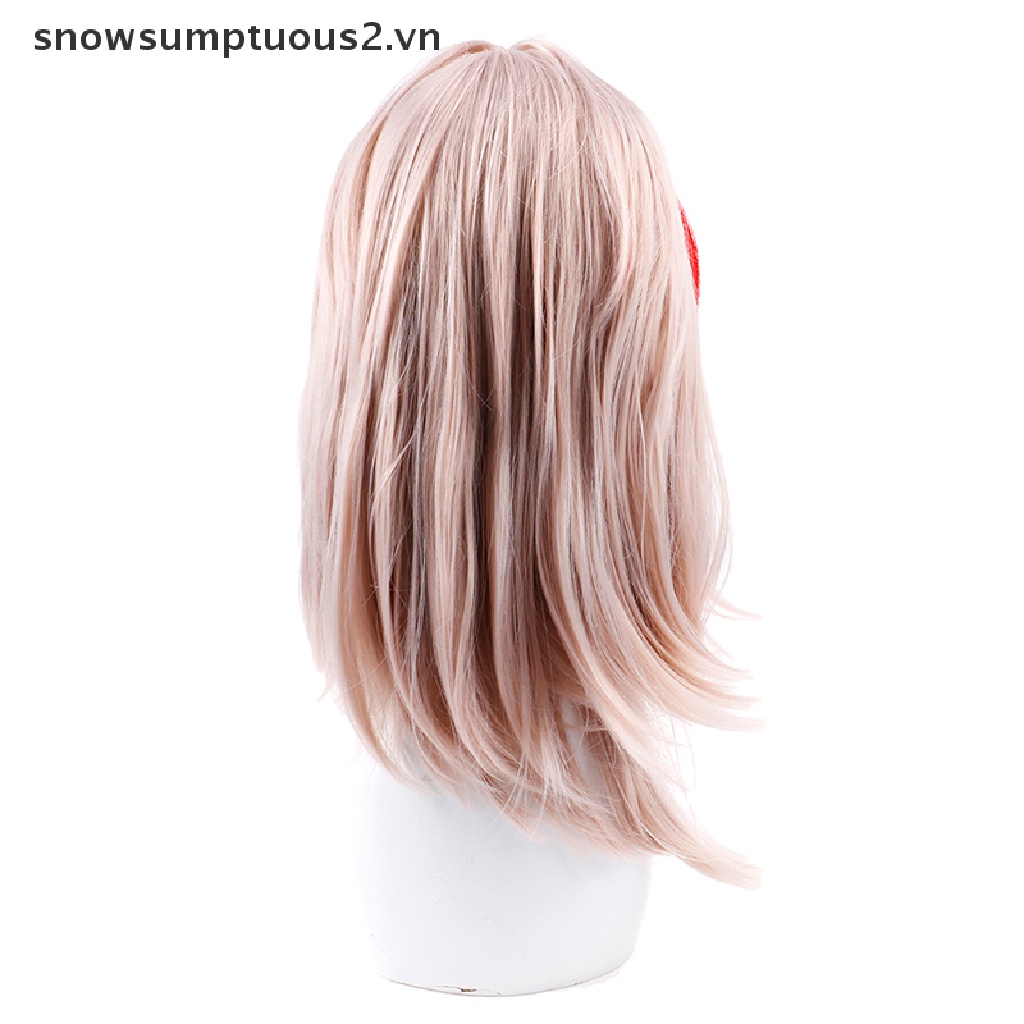 Tóc Giả Màu Be Hóa Trang Nhân Vật Game Genshin Va Chạm Kazuha