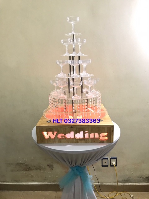 Tháp ly đám cưới TL-2020