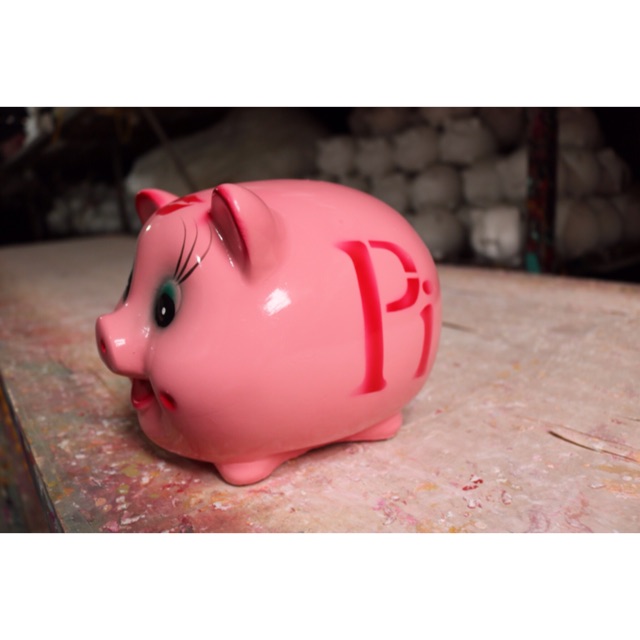 Lợn tiết kiệm hồng ( pi hồng)