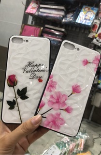 Ốp lưng Iphone 7 Plus/ 8 Plus viền dẻo khắc 3D