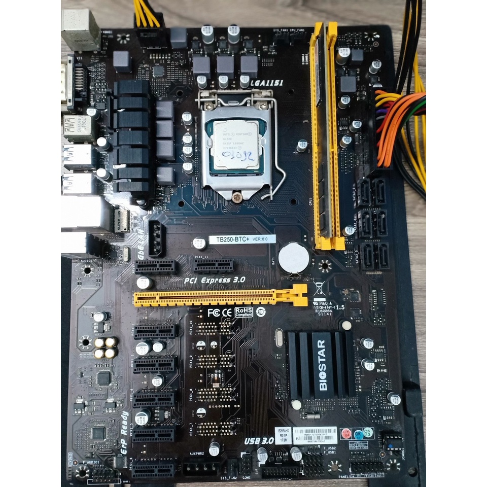 Maniboard Biostar Tb250- BTC+ 8 chân vga cho trâu cày