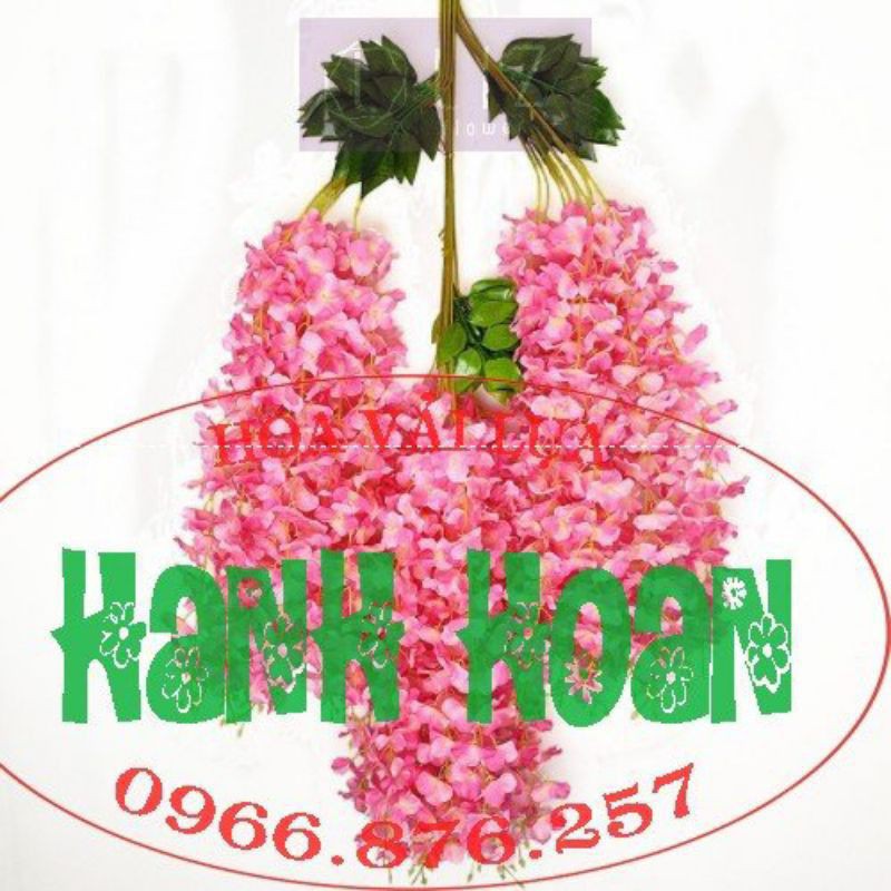 Bó 12 cành hoa tử đằng dài 110cm - Hoa giả