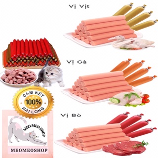 Xúc Xích Cho Thú Cưng Chó Mèo hamter 15gr ❤️😽 Xúc xích cho cún mèo siêu ngon bổ dưỡng