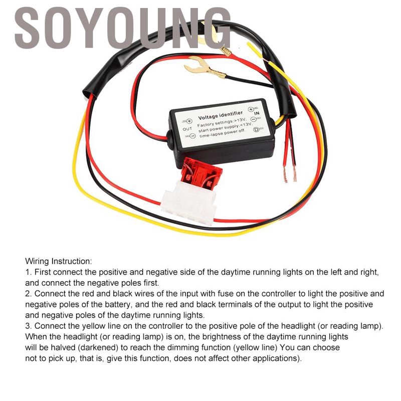 Công Tắc Điều Khiển Đèn Led Drl Chống Thấm Nước Cho Xe Hơi