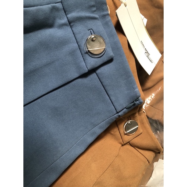 Quần short đùi xếp ly màu trơn cạp cao, thiết kế cá tính trẻ trung  - Hg Store 1994
