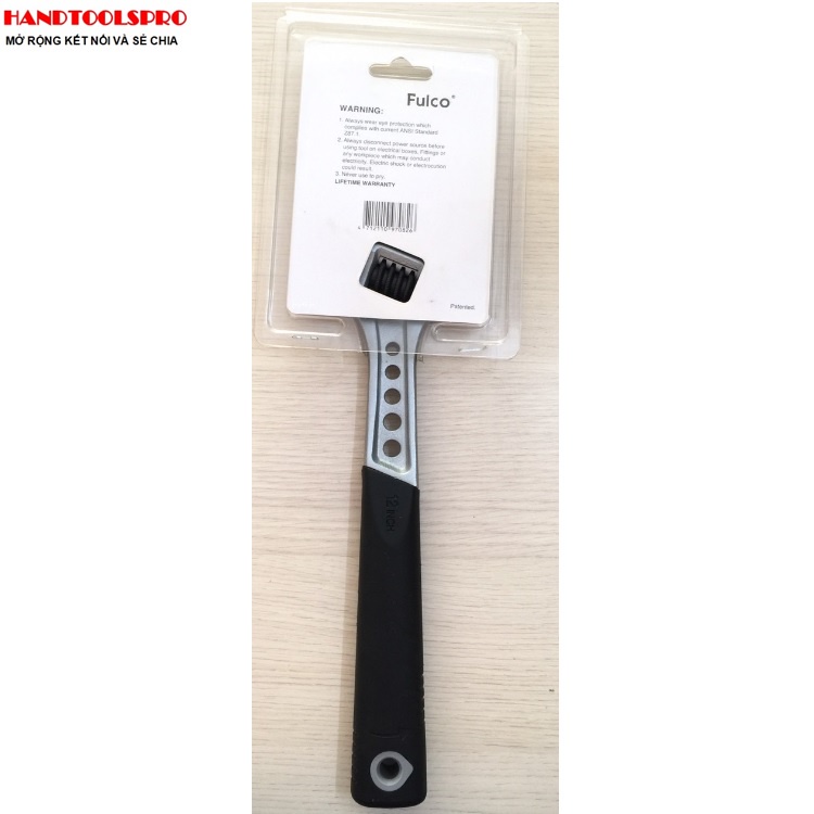 12″ Mỏ lết cán bọc nhựa 5 lỗ FULCO FB12