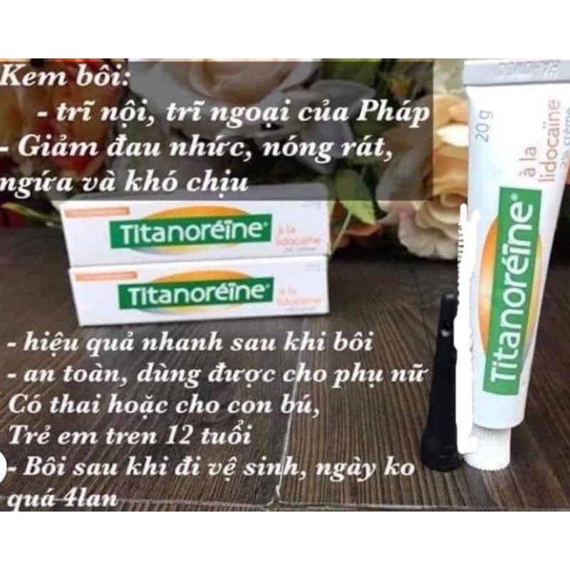 Kem bôi trĩ ngoại Titanoreine Pháp