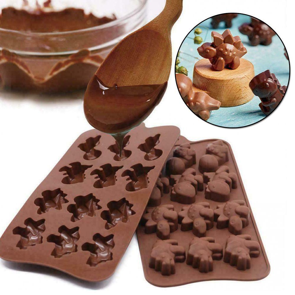 KUNHEV Khuôn Làm Kẹo Đường Hình Khủng Long