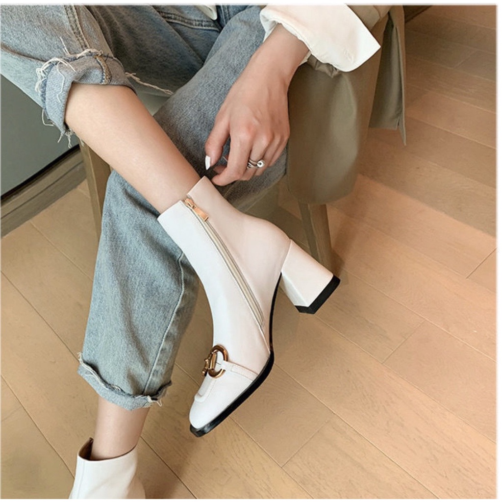 XẢ KHO (S175) Bốt nữ 6 phân tag xích sang chảnh (mã 001- bốt xích)