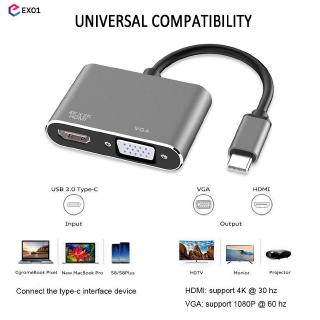 USB C HDMI VGA Adapter Type C to HDMI 4K for Samsung Galaxy S10/S9/S8 [EXO1]