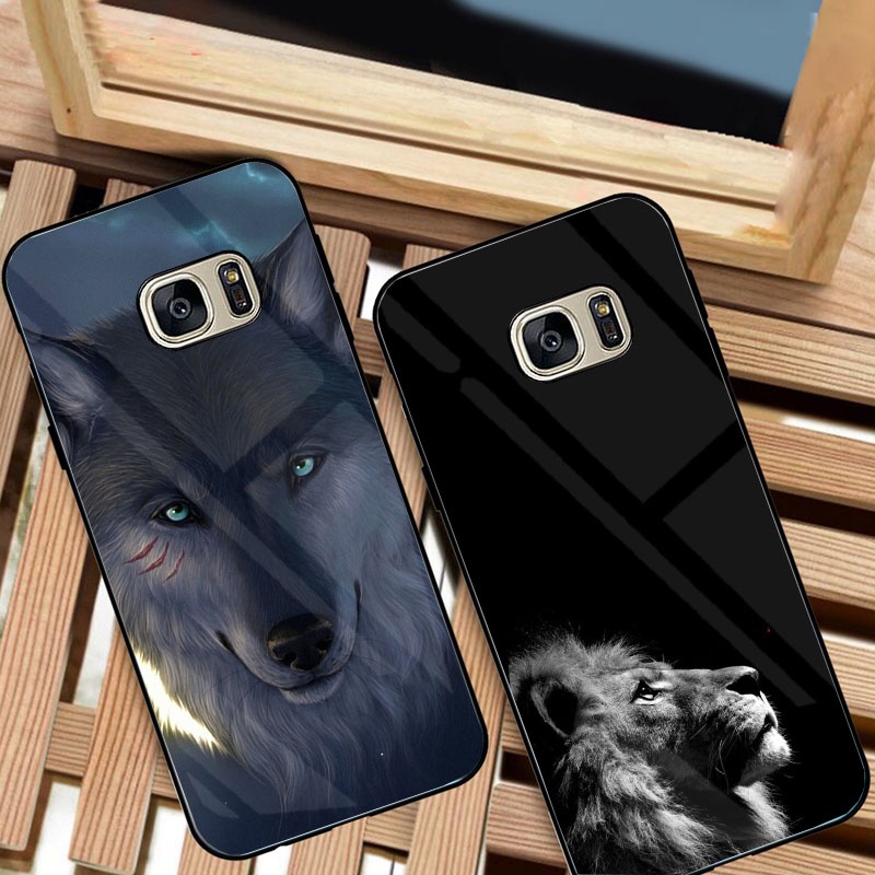 Ốp Lưng SAMSUNG GALAXY S7,S7 EDGE mặt kính cường lực cao cấp thiết kế Độc Quyền
