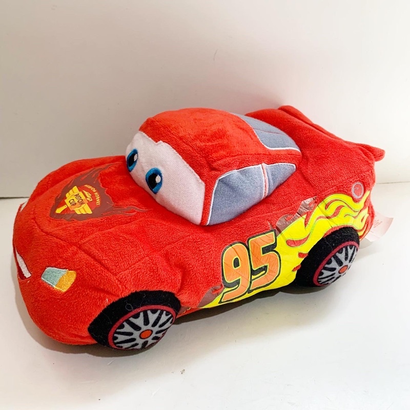 gấu bông xe đỏ mcqueen disney pixar chính hãng - thú nhồi bông đồ chơi dễ thương phong cách Âu Mỹ