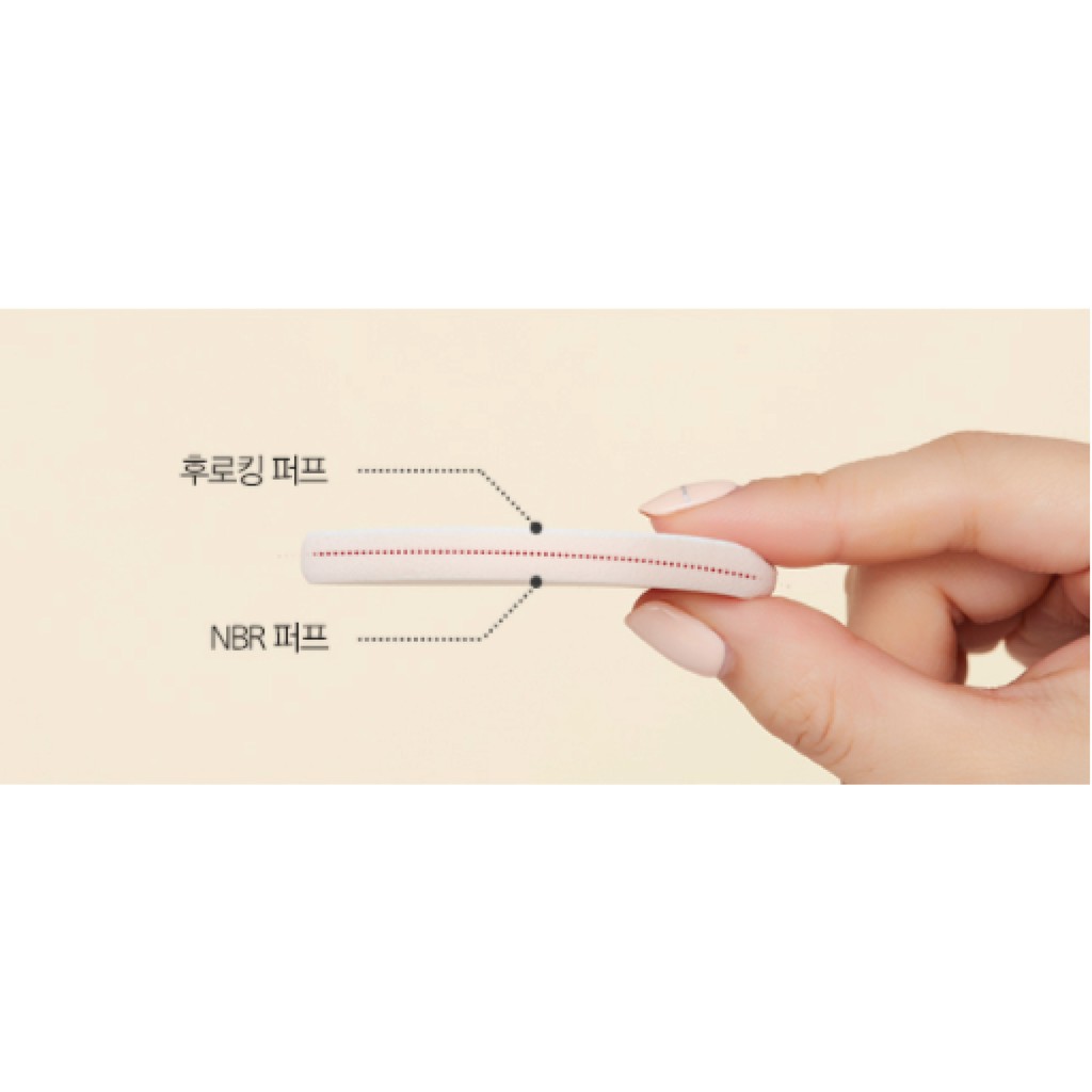 Bông Đánh Phấn Missha NBR Flocking Dual Puff 2P