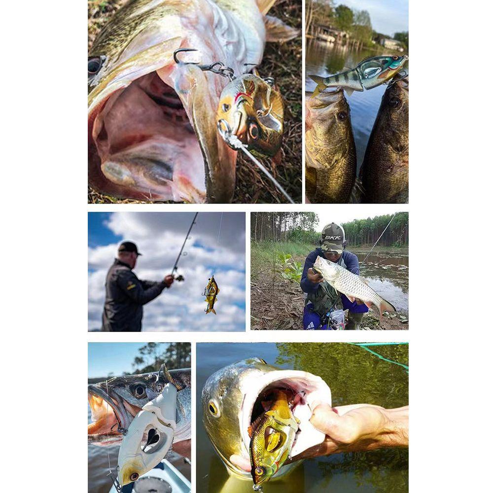 MAG Mồi Câu Cá Giả 10g 8.3cm 2 Đoạn Xoay Được