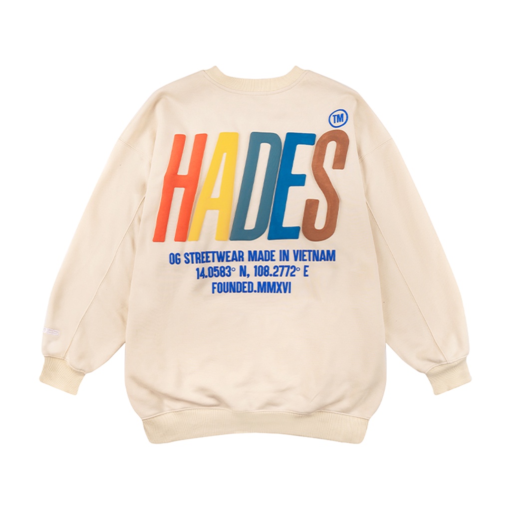 Áo Sweater Tay Dài Vải Nỉ Bông ARTEFACT - HADES Brand Chính Hãng