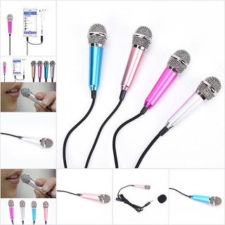 【Asu•OAS】2017 Hot Micro Hát Karaoke Mini Cho Điện Thoại Máy Tính Mini P