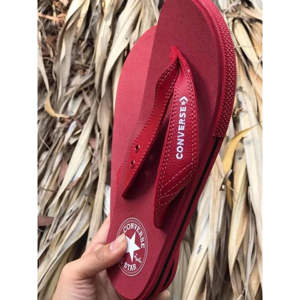 New - Dép converse đỏ full chính hãng