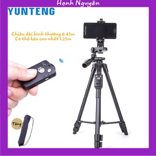 Tripod chụp ảnh giá đỡ điện thoại chụp ảnh Yunteng 5208