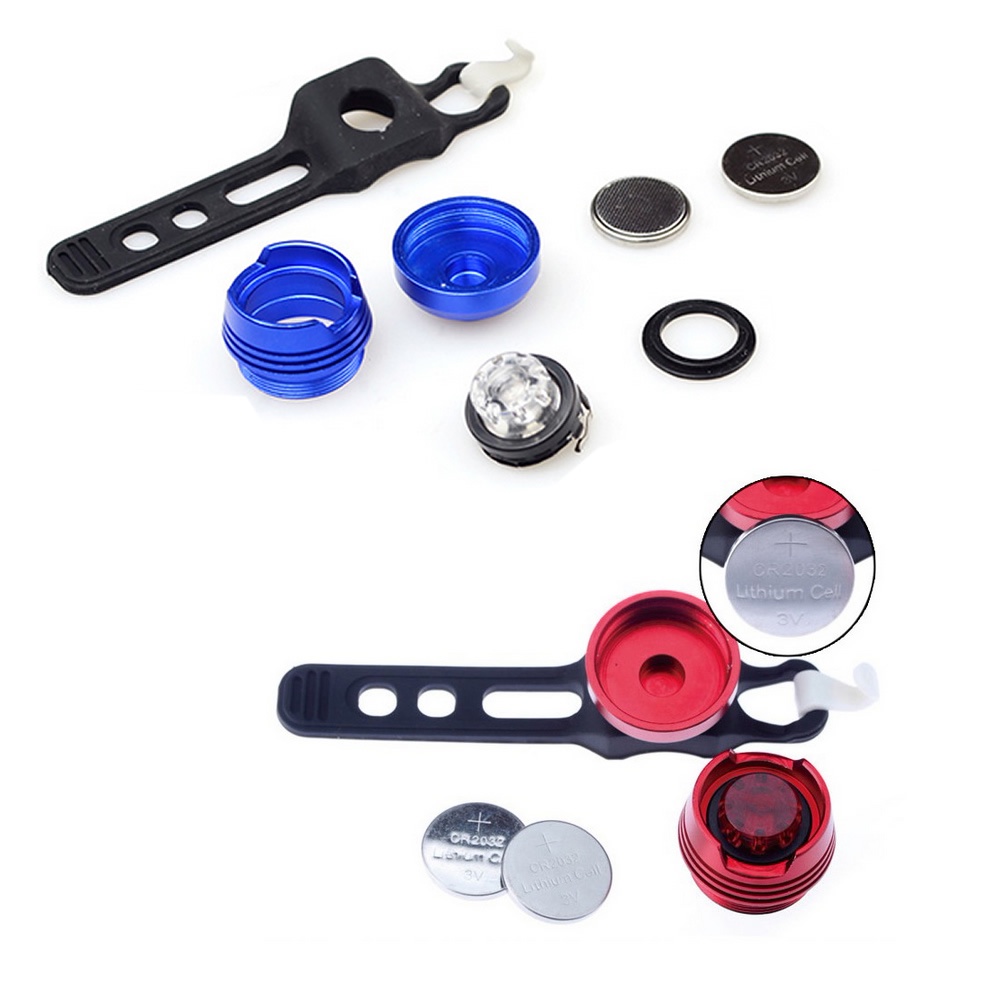 1 Đèn Flash Cảnh Báo An Toàn Gắn Mũ Bảo Hiểm Trước Sau Xe Đạp