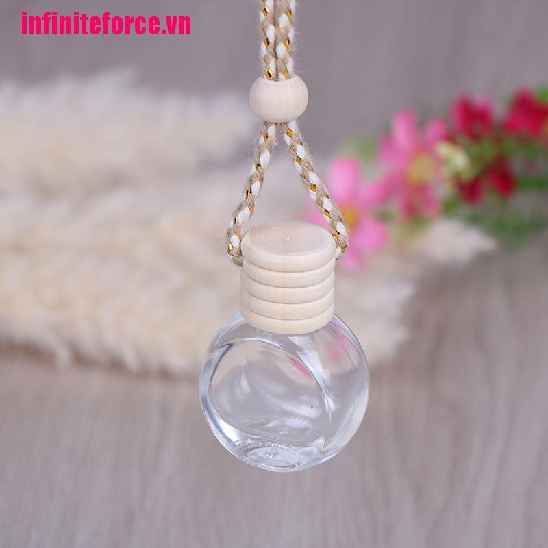 1 Chai Thủy Tinh Rỗng Đựng Nước Hoa Treo Xe Hơi