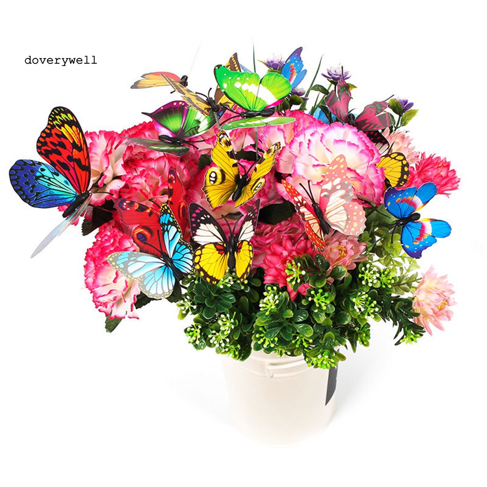 Set 10/ 20/ 50 thanh bướm bằng nhựa dùng trang trí