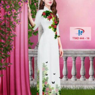 Vải áo dài hoa